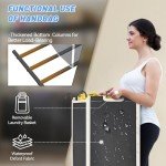 Raybee Laundry Sorter 3 Section Laundry Hamper Sorter with Adjustable Storage Shelf 145L Laundry Basket Organizer with Removable Bag 3 Compartment Laundry Hampers for Laundry Room Organization Baskets