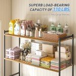 Raybee Laundry Sorter 3 Section Laundry Hamper Sorter with Adjustable Storage Shelf 145L Laundry Basket Organizer with Removable Bag 3 Compartment Laundry Hampers for Laundry Room Organization Baskets