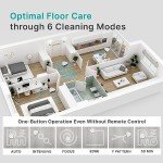 EVERYBOT Three-Spin Robot Mop - Ultra Quiet Smart Mopping Robot Cleaner Only | Powerful Stylish 3 Spin Wet Mop for Hard Floor & Tile Cleaning with Remote Control | Large Water Tank