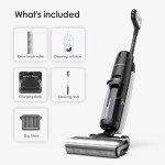 Tineco Floor ONE S7 PRO Smart Cordless Floor Cleaner, Wet Dry Vacuum Cleaner & Mop for Hard Floors, LCD Display, Long Run Time, Great for Sticky Messes and Pet Hair, Centrifugal Drying Process