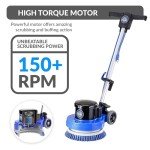 Prolux Core Floor Buffer - Heavy Duty Single Pad Commercial Floor Polisher and Tile Scrubber