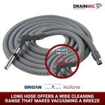Broan-NuTone CS400 Combination Carpet and Bare Floor Air Turbine Pet Care Attachment Set for Home Cleaning, 12-Piece Set