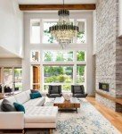 Afficat Luxury Modern Crystal Chandelier K9 Raindrop Crystal Chandelier Black Finish 7-Tier Crystal Pendant Ceiling Light Fixture for Dining Room Living Room Foyer Hallway(D40in-31 Lights)