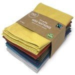 Assorted Organic Cloth Napkins - 12 Pack