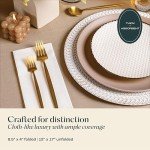 Servietto Disposable Linen-Feel Guest Towels [Pack of 1000] - Disposable Cloth-Like Hand Towels - Soft and Absorbent Paper Napkin for Kitchen, Bathroom, Party, Wedding, Or Event