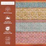 Maison d' Hermine Cloth Placemat 100% Cotton Set of 4 Decorative Washable Place Mats Table Placemat, Dining, Kitchen, Parties & Camping, Provence - Spring/Summer