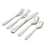 Oneida Flight 65 Piece Everyday Flatware, Service for 12, 18/0 Stainless Steel, Silverware Set, Dishwasher Safe