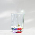 Merritt International Acrylic Drinkware Gift Sets Rainbow Crystal Tumbler, 14-Ounce