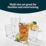 Libbey Flare 16-Piece Tumbler and Rocks Glass Set