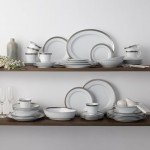 Noritake Crestwood Platinum - 50 piece set, service for eight