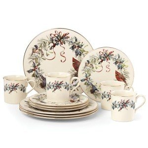 Lenox 6122055 Winter Greetings 12-Piece Dinnerware Set