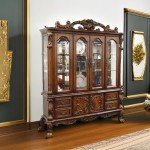 ACME Dresden Hutch & Buffet - 12155 - Cherry Oak