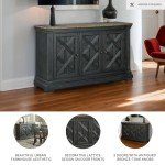 Tyler Creek Black and Gray Dining Room Server