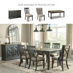 Tyler Creek Black and Gray Dining Room Server