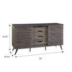 Walker Edison Modern 4 Drawer Storage Cabinet