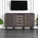 Walker Edison Modern 4 Drawer Storage Cabinet