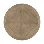 Donny Osmond Home Coaster Furniture Florence Round Pedestal Dining Table Rustic 180200
