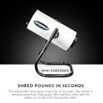 Futurola Mini Shredder - Shred 0.7 Pounds In 7 Seconds