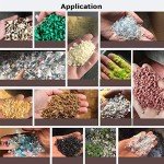 HayWHNKN Plastic Shredder 7.5KW Disintegrator Machine Electric Chipper Granulator Plastic Bottle Cardboard Grinder Mill Rubber Crusher 220V (No.400 7.5KW)
