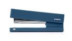 Poppin Desktop Starter Set - Slate Blue. Includes Stapler, Tape Dispenser, Two-Compartment Pen Cup and Set of 6 Retractable Gel Luxe Pens with 1mm Tip. Complete Office Stationery Set.