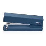 Poppin Desktop Starter Set - Slate Blue. Includes Stapler, Tape Dispenser, Two-Compartment Pen Cup and Set of 6 Retractable Gel Luxe Pens with 1mm Tip. Complete Office Stationery Set.