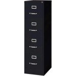 4-Drawer Black Letter File Cabinet