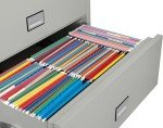 Light Gray 3-Drawer Fireproof File Cabinet