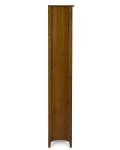 Camaflexi Shaker Style 6 Shelf Bookcase / Solid Wood / 72 inch Tall / Adjustable Shelving / Closed Back / Display Bookshelf for Living Room, Bedroom, Home and Office, Cherry