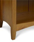 Camaflexi Shaker Style 6 Shelf Bookcase / Solid Wood / 72 inch Tall / Adjustable Shelving / Closed Back / Display Bookshelf for Living Room, Bedroom, Home and Office, Cherry