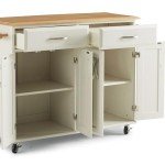 Dolly Madison White Kitchen Cart by Home Styles