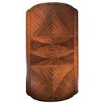 ACME Dresden Cherry Oak Dining Table with Double Pedestals