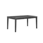 New Classic Furniture Gia 5-Piece Dining Set with 1 Table and 4 Chairs, 48-Inch, Gray