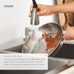 Moen Camerist Oil-Rubbed Bronze One-Handle, Single Hole Kitchen Faucet with Pullout Spout, Bathroom Sink has Deck Plate for Three-Hole Countertop, Drain Trim Included, 7545ORB