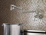 Moen S664 Traditional Wall Mount Swing Arm Folding Pot Filler Kitchen Faucet, Chrome