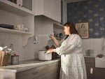 Moen S664 Traditional Wall Mount Swing Arm Folding Pot Filler Kitchen Faucet, Chrome