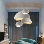 JAYMP 60cm Modern Pendant Light for Dining Room Kitchen Island Light Hallway Restaurant Hanging Lamp E26 Base Japanese Wabi-Sabi Style Bird Nest Shape Lighting Fixture