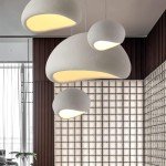 JAYMP 60cm Modern Pendant Light for Dining Room Kitchen Island Light Hallway Restaurant Hanging Lamp E26 Base Japanese Wabi-Sabi Style Bird Nest Shape Lighting Fixture