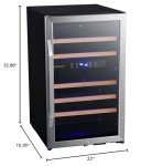 EdgeStar CWF380DZ 19 Inch Wide 38 Bottle Wine Cooler