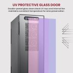 Koolatron Urban Series 18 Bottle Slim Dual Zone Wine Cooler, Thermoelectric Wine Fridge, Freestanding Wine Refrigerator for Home Bar, Kitchen, Apartment, Condo, Cottage