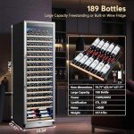 24-Inch Wine Cooler, Holds 189 Bottles