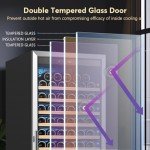 24-Inch Wine Cooler, Holds 189 Bottles