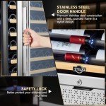 24-Inch Wine Cooler, Holds 189 Bottles