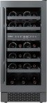 Avallon AWC151DBLSS 15 Inch Wide 23 Bottle Capacity Free Standing Wine Cooler with LED Lighting and Double Pane Glass