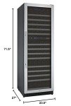 Allavino VSWR172-2SR20 Wine Refrigerator, 172 Bottle, Stainless Steel