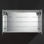 Fresca Spazio 48" Wide x 30" Tall Bathroom Medicine Cabinet w/LED Lighting & Defogger