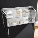 Fresca Spazio 48" Wide x 30" Tall Bathroom Medicine Cabinet w/LED Lighting & Defogger