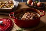 Le Creuset Enameled Cast Iron Signature Oval Dutch Oven, 9.5 qt., Cerise