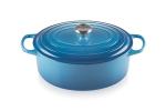 Le Creuset Enameled Dutch Oven Cast Iron Signature Oval Casserole, 31cm, 6.75 Qt, Marseille