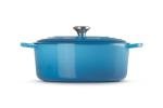 Le Creuset Enameled Dutch Oven Cast Iron Signature Oval Casserole, 31cm, 6.75 Qt, Marseille