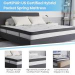 Capri 10-Inch King Hybrid Pocket Spring Mattress